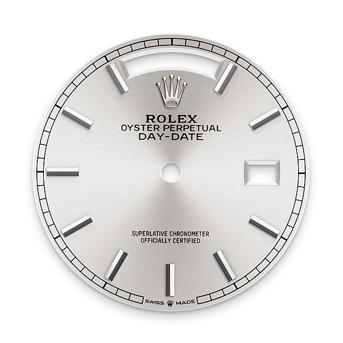 Silver dial
