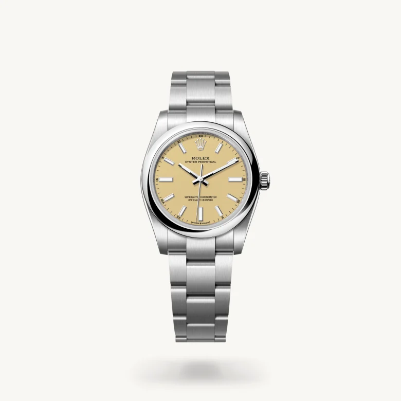 Oyster Perpetual 34 upright hero